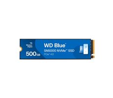 WD Blue SN5000 M.2 PCIe NVMe 500 GB / M.2 SSD 2280 / PCIe Gen4 x4 / R: 5000 MBit/s / W: 4000 MBit/s / 5 Jahre