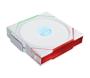 Lian Li UNI FAN TL Kabelloser LCD-Lüfter mit umgekehrten Flügeln weiß / 120 mm / Fluid Dynamic Bearing / 31 dB @ 1900 RPM / 54,3 CFM
