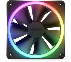 NZXT F120 RGB DUO schwarz / 120mm / Fluid Dynamic Bearing / 29 dB @ 1800 RPM / 48,58 CFM / 4-Pin PWM