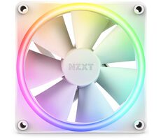 NZXT F120 RGB DUO weiß / 120 mm / Fluid Dynamic Bearing / 29 dB @ 1800 U/min / 48,58 CFM / 4-Pin PWM