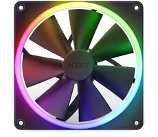 NZXT F140 PWM schwarz / 140mm / Fluid Dynamics Lager / 32,5 dB @ 1800 RPM / 89,48 CFM / 4-Pin PWM