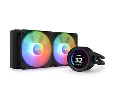 NZXT Kraken Elite RGB 240 schwarz / 2x 120mm / Fluid Dynamic Bearing / 33,88 dB @ 1800 RPM / 78,86 CFM / AMD + Intel
