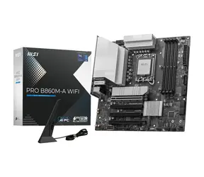 MSI PRO B860M-A WIFI / B860 / LGA 1851 / 4X DDR5 / PCIEx 16 / 5GLAN / WLAN / ATX