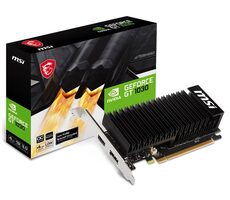 MSI GT 1030 4GHD4 LP OC / 1430 MHz / 4 GB DDR4 2,1 GHz / 64-Bit / DP + HDMI / 20 W