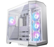 MSI MAG PANO 100R PZ weiß / ATX / 2x USB-A 3.0 / 4X 120mm ARGB / transparentes Seitenteil / ohne Netzteil