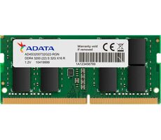 ADATA 8 GB (1 x 8 GB) 3200 MHz / SO-DIMM DDR4 / Nicht-ECC / Ungepuffert / CL22 / 1,2 V