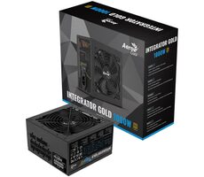 AeroCool Integrator Gold 1000W / ATX / 1000W / 80 PLUS Gold / 120 mm / Modular