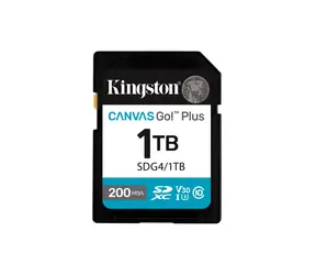 Kingston Canvas Go PLUS SDXC 1TB / UHS-I V30 / U3 / Klasse 10 / Lesen: bis zu 200 MB/Schreiben: bis zu 160 MB