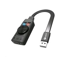 C-tech SC-7Q, 7.1 Surround Sound schwarz / 7.1 / Audio-Switch