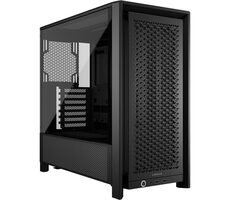 Corsair FRAME 4000D schwarz / E-ATX / 1x USB-C 3.2 / 2x USB-A / ohne Netzteil / transparentes Seitenteil