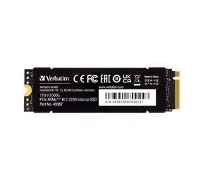 Verbatim Vi7000G 1 TB / M.2 2280 / PCI-E NVMe Gen4 / R: 7000 MB/s / W: 5000 MB/s