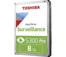Toshiba S300 Pro Surveillance 8 TB / 3,5 Zoll / 7.200 U/min / 512 MB Cache / SATA III / intern / Bulk