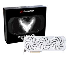 PowerColor Red Devil Radeon RX 9070 XT Spectral White 16GB / 3060 MHz / 16GB GDDR6 / 256-bit / 1x HDMI + 3x DP / 700W