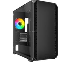 Sharkoon MK2 RGB schwarz / Micro ATX / 2x USB 3.2 / 1x USB-C / 2x 120mm / ohne Netzteil / transparentes Seitenteil