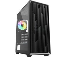 Sharkoon VK2 RGB schwarz / ATX / 2x USB 3.0 / 4X 120mm / ohne Netzteil / transparentes Seitenteil