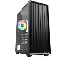 Sharkoon VK3 RGB schwarz / ATX / 2x USB 3.0 / 4X 120mm / ohne Netzteil / transparentes Seitenteil