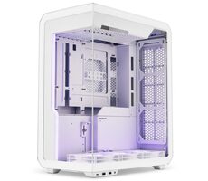 Ssupd Xhuttle weiß / ATX / 2x USB-A 3.0 / 1x USB-C 3.2 / transparentes Seitenteil / ohne Netzteil