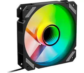 Sharkoon SHARK Mirror RGB PWM REVERSE schwarz / Lüfter / 120mm / RGB / 26,8 dBA / 1500 U/min / 99,52 m3h