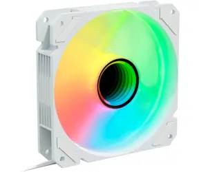 Sharkoon SHARK Mirror RGB PWM weiß / Lüfter / 120mm / RGB / 26,8 dBA / 1500 U/min / 99,52 m3h