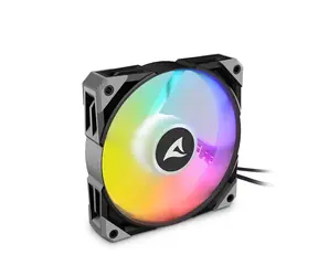 Sharkoon Rebel F50 PWM schwarz / Lüfter / 120mm / RGB / 35 dBA / 2000 RPM / 77.6CFM