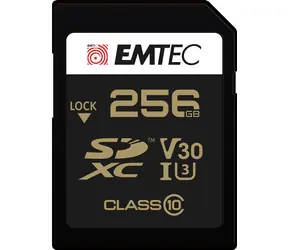 EMTEC SpeedIN Pro 256GB / UHS-I U3 V30 / Klasse 10 / Lesen: 100 MB/s / Schreiben: 50 MB/s
