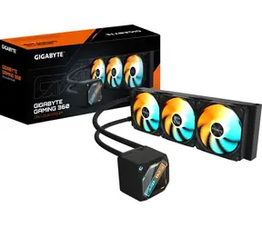 GIGABYTE GAMING 360 / AIO CPU-Wasserkühler / 3x 120 mm / 2200 U/min @ 35,8 dB / 61,61 CFM
