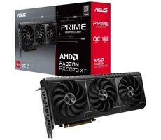Asus Prime Radeon RX 9070 XT OC 16G / 1660 MHz / 16GB GDDR6 / 256-bit / 1x HDMI + 3x DP / 750W (8+8+8)