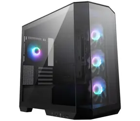 MSI MAG PANO M100R PZ schwarz / ATX / 1x USB 3.2 USB-C & 1x USB 3.2 / 4X 120 ARGB / ohne Netzteil / transparentes Seitenteil