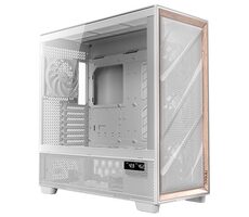 Antec Flux Pro weiß / E-ATX / 2x USB-A 3.0 / 1x USB-C / 4X 140mm + 2x 120mm / ohne Netzteil / transparentes Seitenteil  