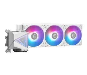 MSI MAG CoreLiquid I360 weiß / 3x 120mm / 32,8 dB @ 2350 U/min / 70,7 CFM / AMD + Intel