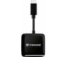 Ausgepackt - Transcend RDC3 Speicherkartenleser schwarz / USB-C 3.1 Gen 1 / SDXC / microSDXC / CompactFlash / UHS-I / unverpackt