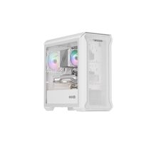 Genesis Irid 503 Lite ARGB weiß / PC-Gehäuse / mini-ITX, micro-ATX / USB 2.0 / USB 3.0
