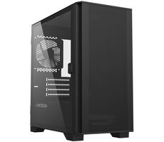 Montech AIR 100 LITE schwarz / Micro ATX / 3x USBA / 2x 120mm / ohne Netzteil / transparentes Seitenteil