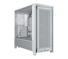 Corsair FRAME 4000D weiß / ATX / 2x USB-A 3.1 / 1x USB-C 3.2 / 3x 120mm / ohne Netzteil / transparentes Seitenteil 