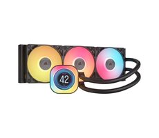 Corsair AIO iCUE LINK Titan 360 RX LCD schwarz / 3x 120mm / 36dB / 300-2100 RPM / 73,5CFM / Intel + AMD