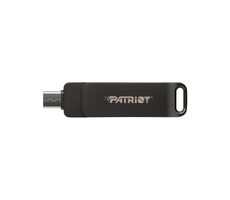 Patriot RAGE R550 128 GB schwarz / Flash-Laufwerk / USB 3.2 / USB-A / USB-C / Übertragungsgeschwindigkeit bis zu 100 MB