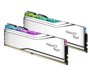 G.Skill Trident Z5 Royal RGB 32GB (2x16GB) 7600Mhz silber / CL36-46-46-121 / DIMM / Nicht-ECC / XMP 3.0