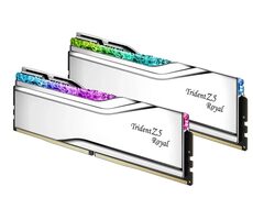 G.Skill Trident Z5 Royal RGB 96GB (2x48GB) 6400Mhz silber / CL32-39-39-102 / DIMM / Nicht-ECC / XMP 3.0