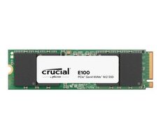 CRUCIAL E100 480 GB / M.2 SSD 2280 / PCIe 4.0 / R: 4700 MB/s / W: 2500 MB/s / 3 Jahre