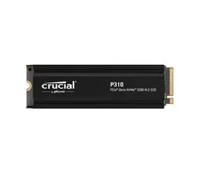 CRUCIAL P310 2 TB / M.2 SSD 2280 / PCIe 4.0 / R: 7100 MB/s / W: 6000 MB/s / Kühlkörper / 5 Jahre