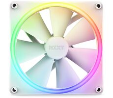 NZXT F140 RGB DUO 2 Stück weiß / 140 mm / Fluid Dynamic Bearing / 1800 U/min / 84,75 CFM / 4-Pin PWM
