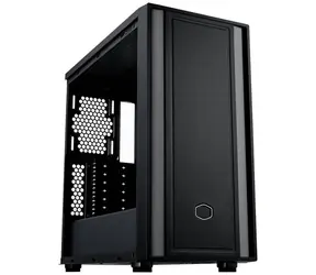 Cooler Master MasterBox 600 Lite schwarz / ATX / 1x USB-A 3.0 & 1x USB-C 3.1 / ohne Netzteil / transparentes Seitenteil