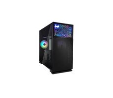 InWin N127 schwarz / ATX / 2x USB-A 3.2 / 1x USB-C 3.2 / 1x 120mm / ohne Netzteil / transparentes Seitenteil