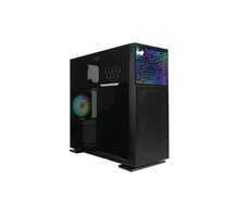 InWin N515 schwarz / E-ATX / 2x USB-A 3.2 / 1x USB-C 3.2 / 1x 120mm / ohne Netzteil / transparentes Seitenteil / Display