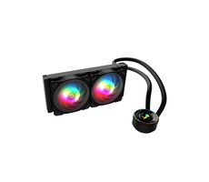 InWin MR24 ARGB AiO schwarz / 2x 120mm / 2200 RPM / 60,1 CFM / 20,5 dB / 3-Pin + 4-Pin / AMD + Intel