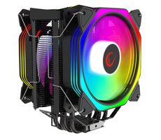 Rampage Octagon C60 schwarz / 2x 120mm / TDP 180W / 29 dB @ 1800 U/min / 57 CFM / Intel + AMD 