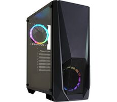 Xilence Xilent Blast schwarz / ATX / 1x USB-A 2.0 / 2x USB-A 3.0 / 2x 120mm ARGB / ohne Netzteil / transparentes Seitenteil