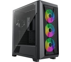 Xilence XILENT X X912.ARGB schwarz / ATX / 2x USB-A 3.0 / 1x USB-C 3.2 / 3x 120mm ARGB / ohne Netzteil / transparentes Seitenteil