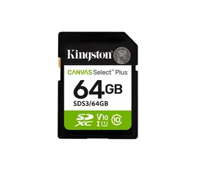 Kingston Canvas Select PLUS SDXC 64 GB / UHS-I V90 / U3 / Klasse 10
