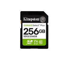 Kingston Canvas Select PLUS SDXC 256 GB / UHS-I V90 / U3 / Klasse 10
